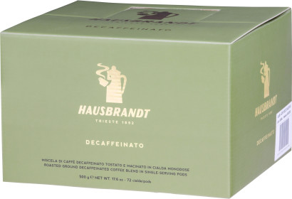 Hausbrandt - Decaffeinato - 72 E.S.E. Pads