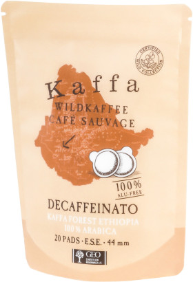 Kaffa Wildkaffee - Decaffeinato - 20 E.S.E. Pads (Beutel)