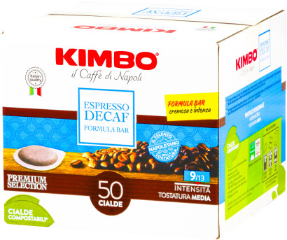 Kimbo - Decaf Formula Bar - 50 E.S.E. Pads