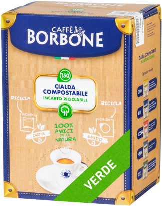 Borbone - Verde Dek Espresso - 150 E.S.E. Pads