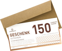 Geschenkgutschein - mit Couvert - 150 Franken Geschenkgutschein - mit Couvert - 150 Franken