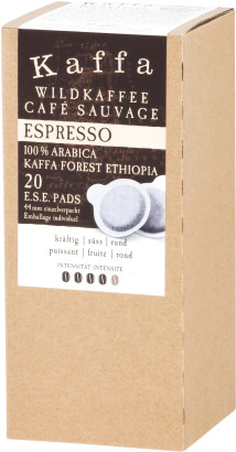 Kaffa Wildkaffee - Espresso - 20 E.S.E. Pads